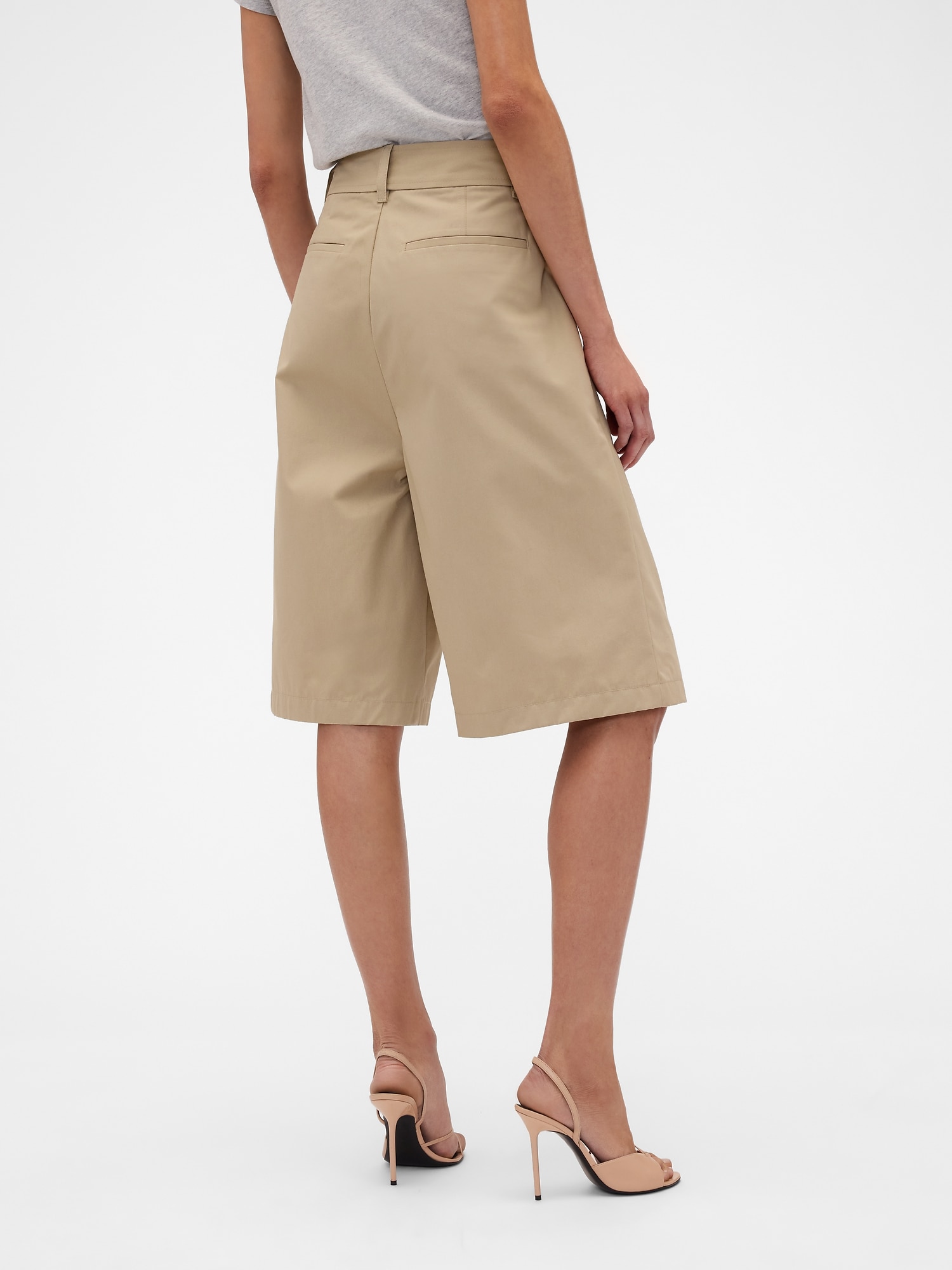 Gap &times; Victoria Beckham ハイライズ ダーツ ショートパンツ-3