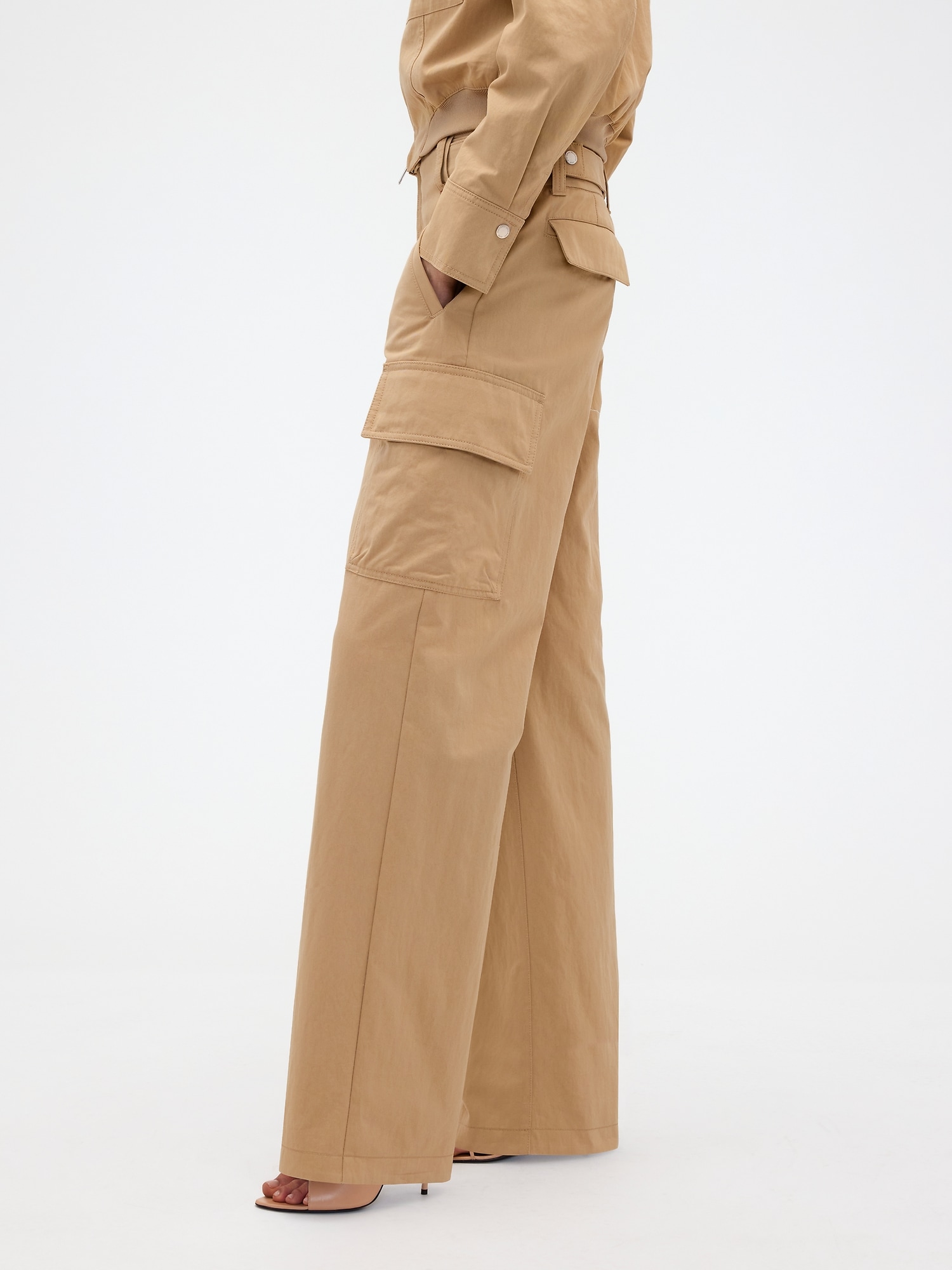 Gap &times; Victoria Beckham ハイライズ カーゴパンツ-3