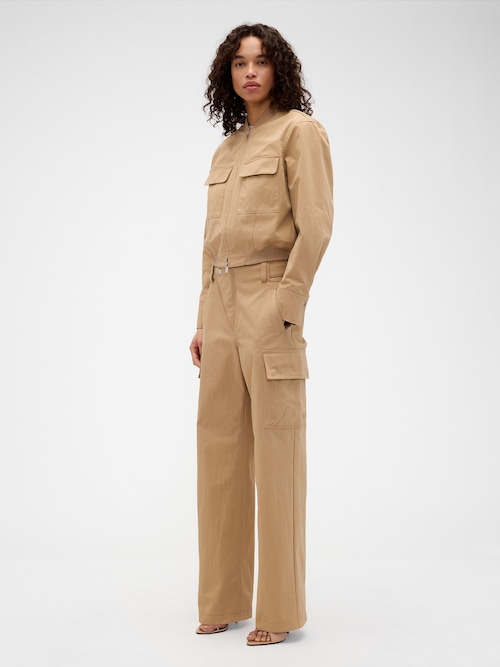 Gap &times; Victoria Beckham ハイライズ カーゴパンツ