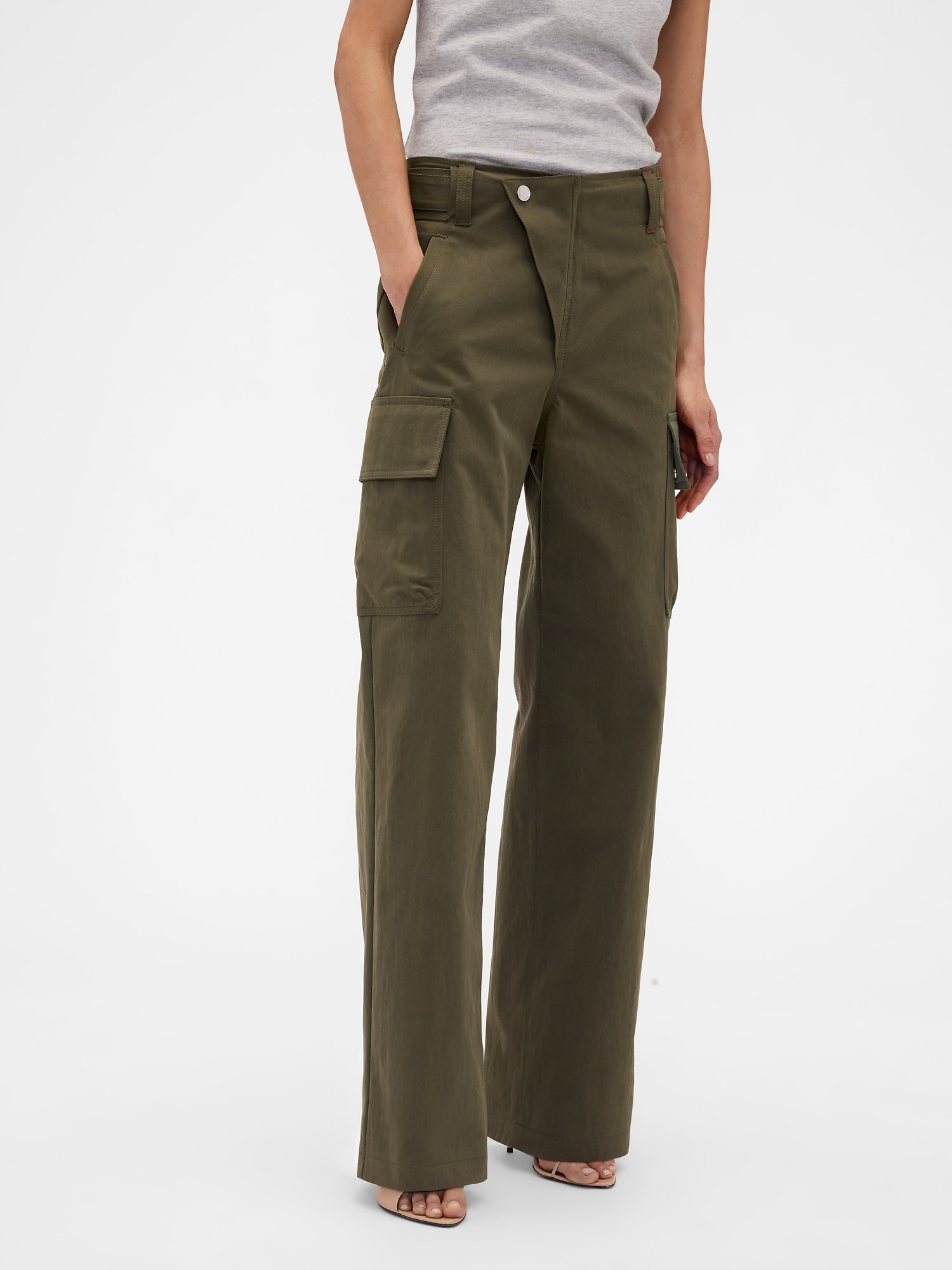 Gap &times; Victoria Beckham ハイライズ カーゴパンツ-2