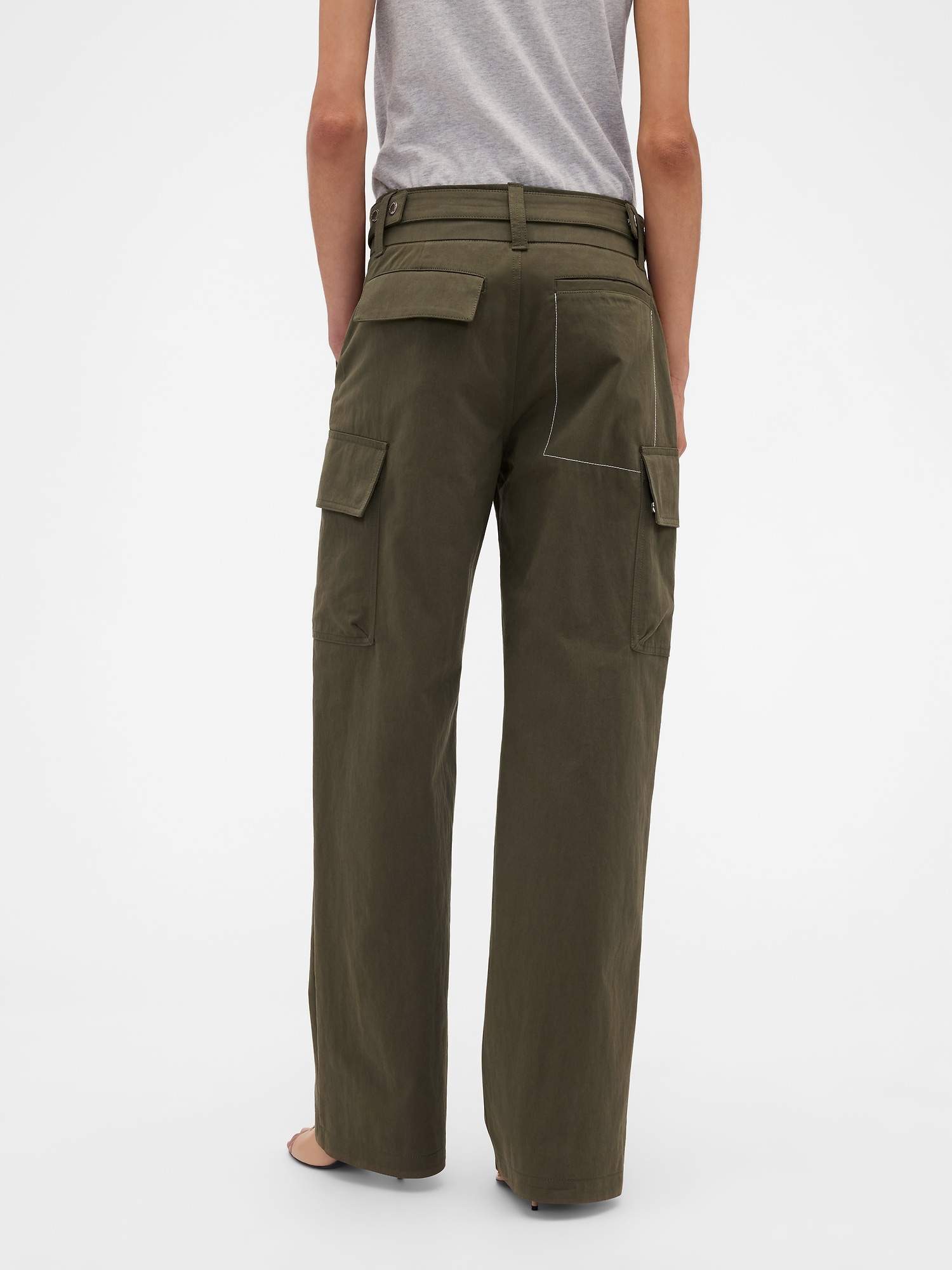 Gap &times; Victoria Beckham ハイライズ カーゴパンツ-4