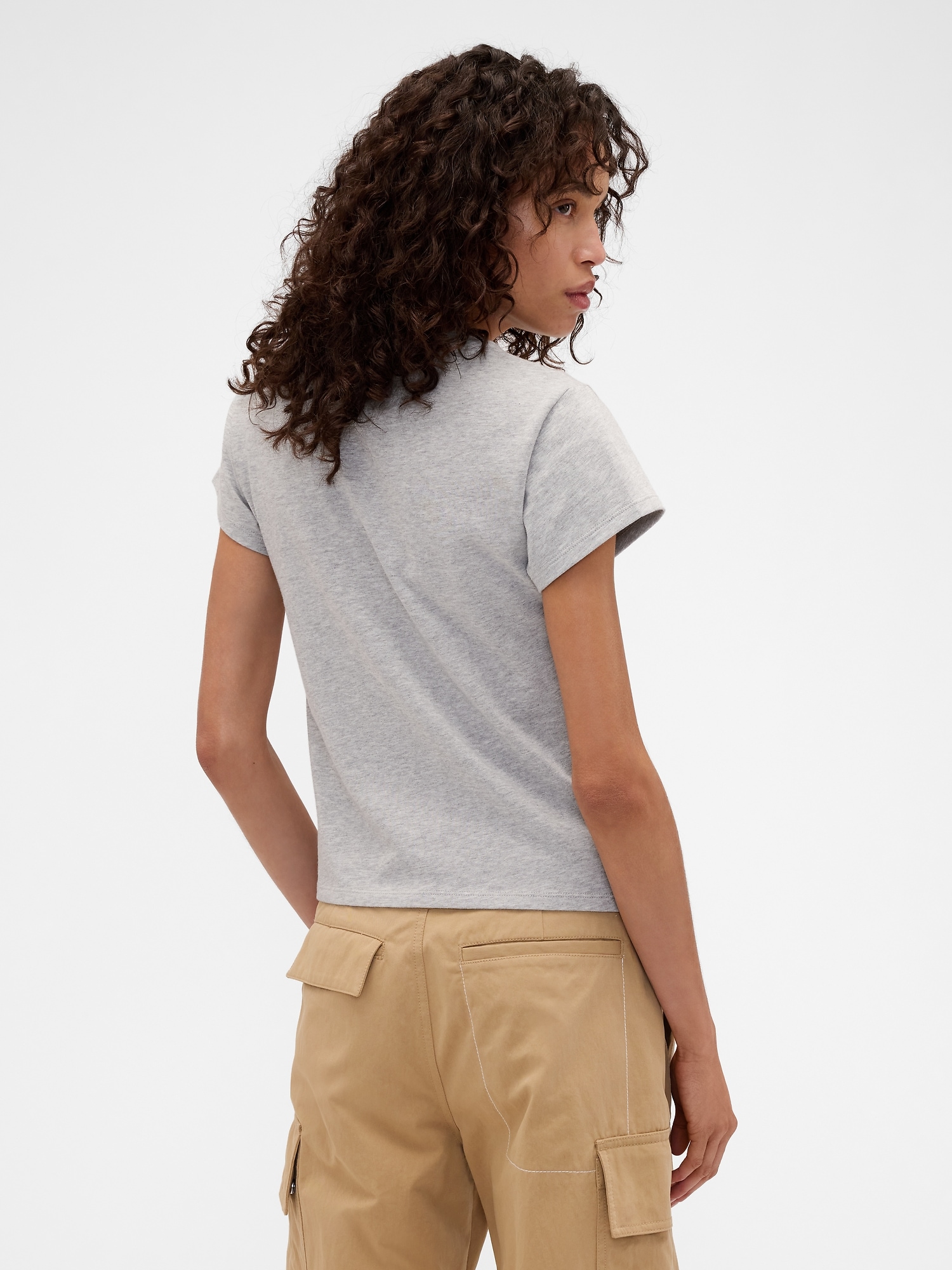 × Victoria Beckham Organic Cotton Logo T-Shirt
