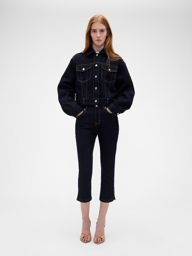 Gap &times; Victoria Beckham ローライズ カプリデニム-1