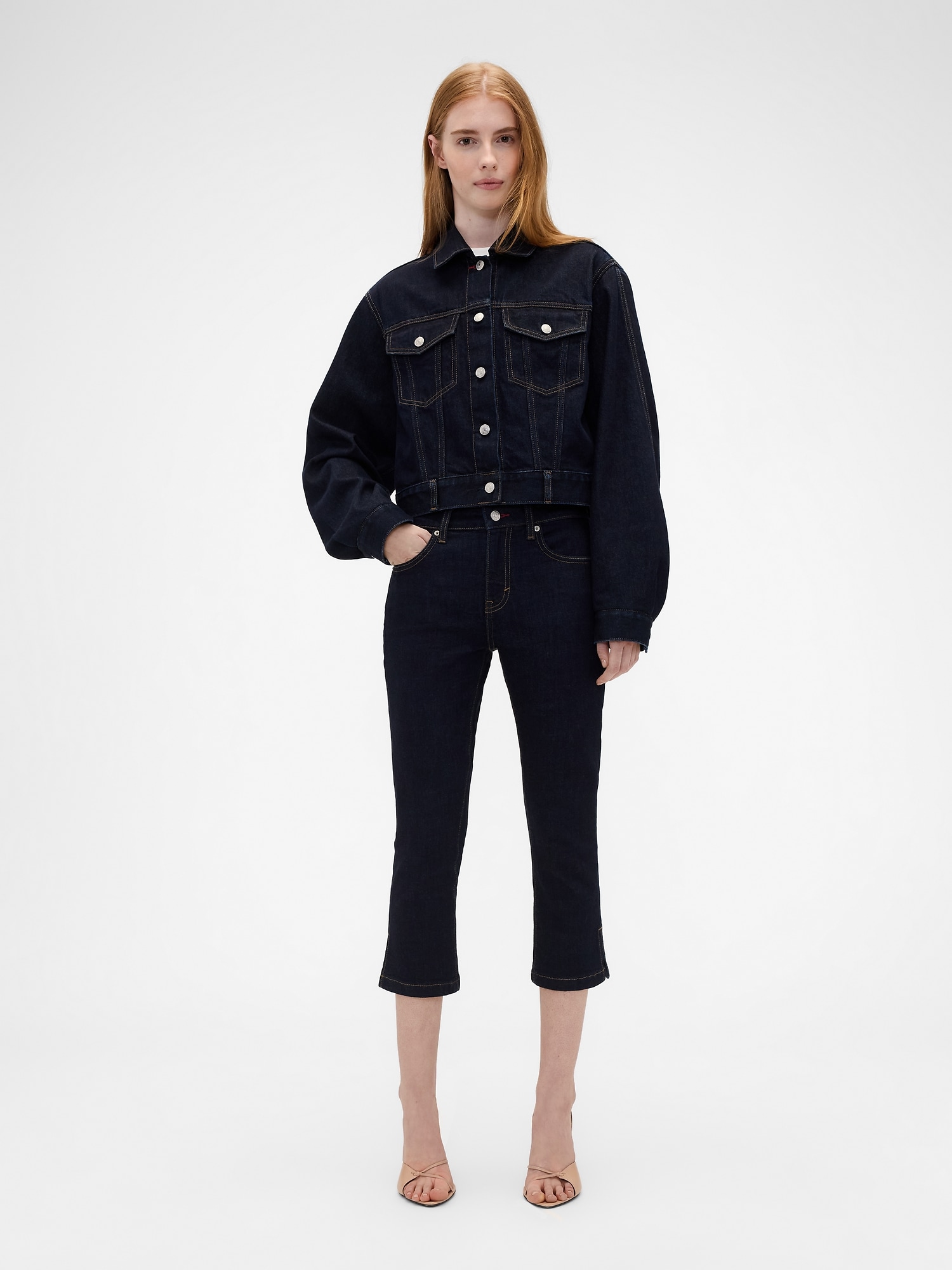 Gap × Victoria Beckham Low Rise Capri Jeans