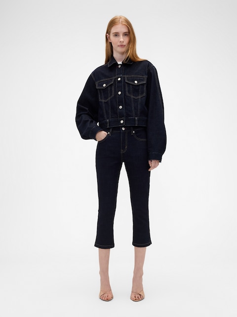 Gap × Victoria Beckham Low Rise Capri Jeans