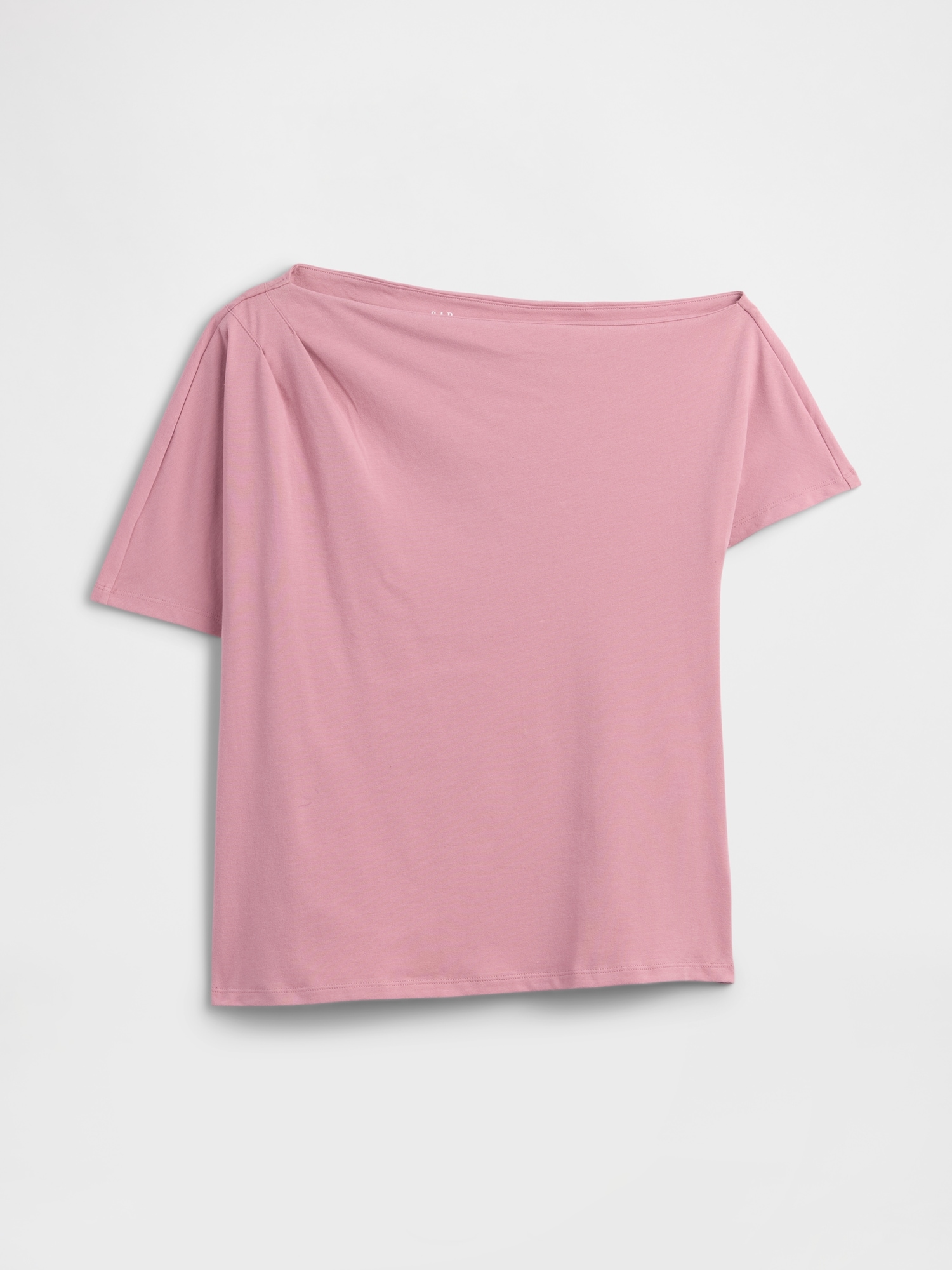 Stretch Jersey One-Shoulder Top