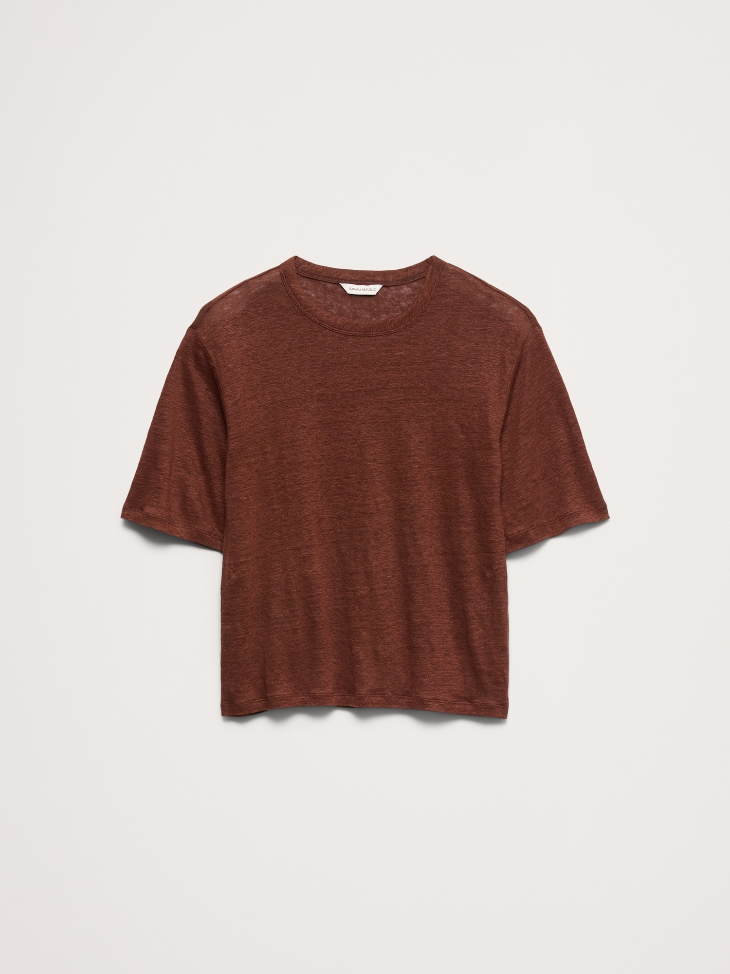 リラックス リネン Tシャツ-3