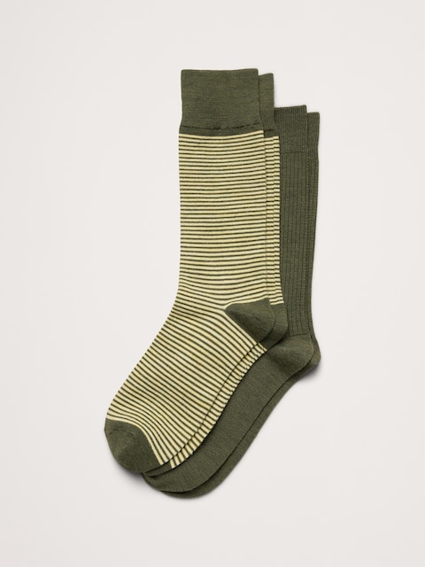 CHAUSSETTES EN LAINE MÉRINOS RESPIRANTE (PAQUET DE 2 PAIRES)