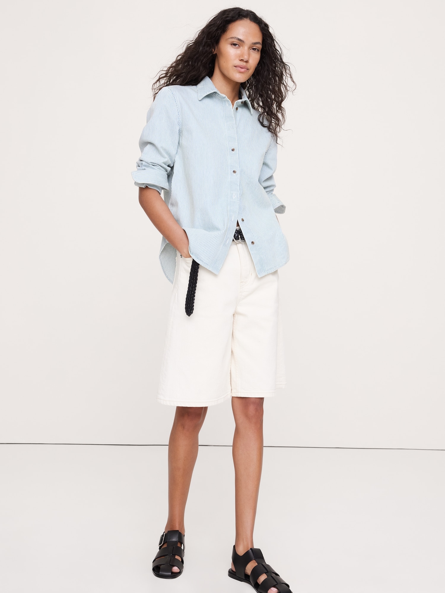 The Everyday Shirt in Denim