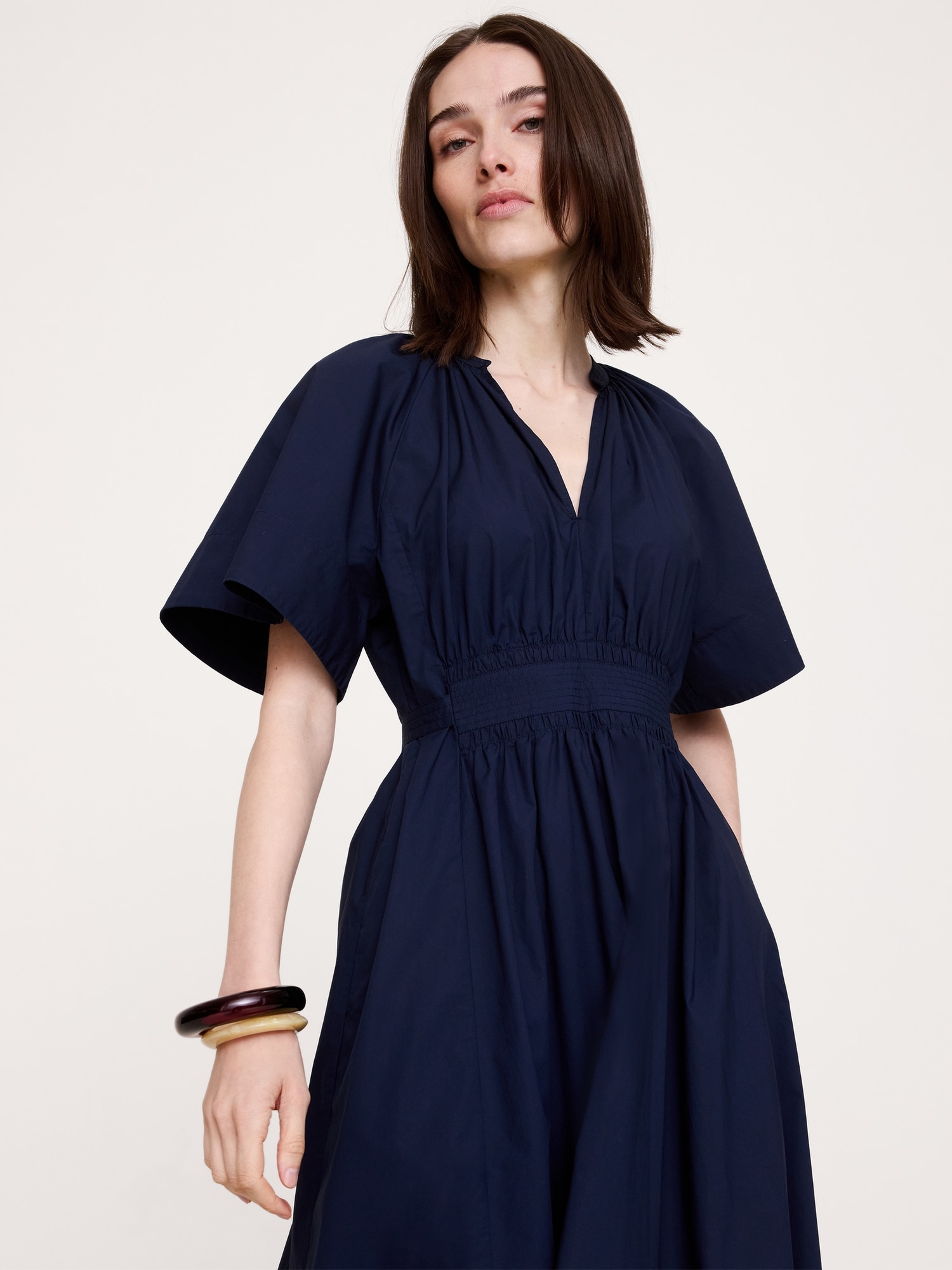 Tie-Back Maxi Dress