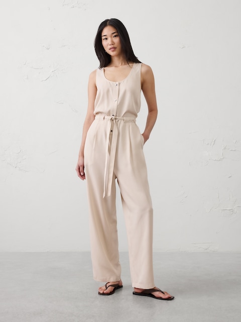 COMBINAISON EN TENCEL À TAILLE CINTRÉE