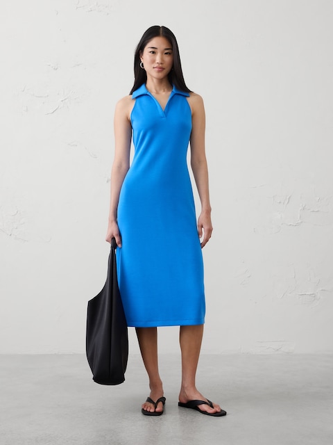 Soft Touch Halter Midi Dress