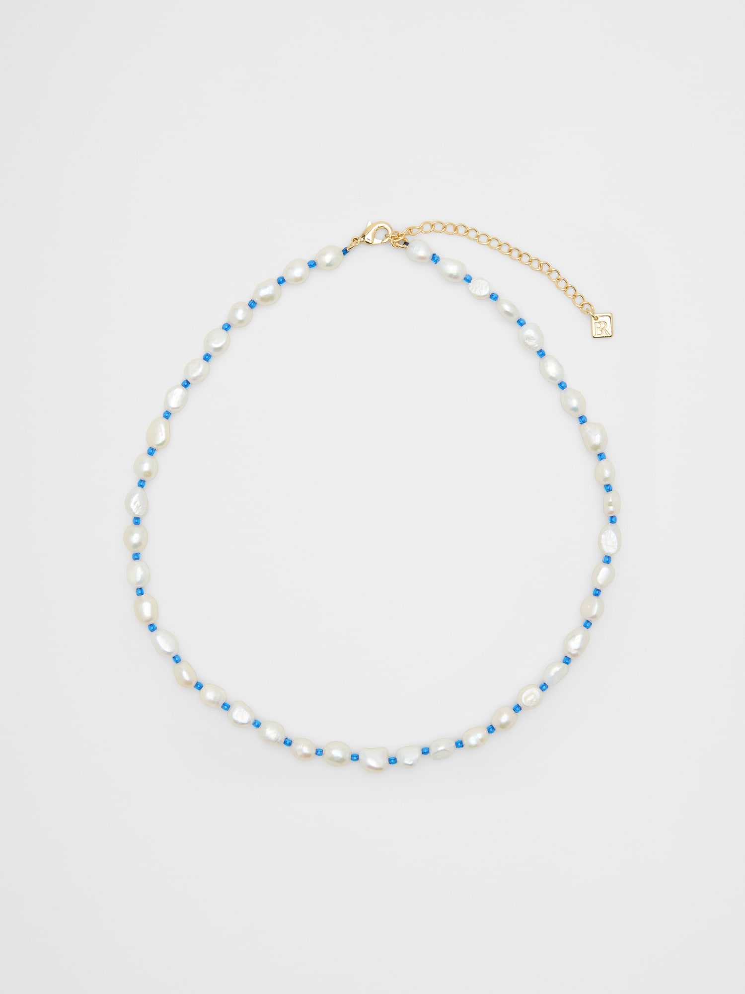 Pearl Colored Station Necklace