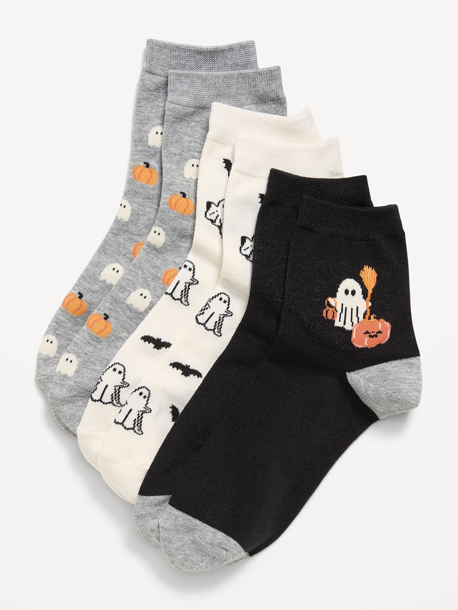 CHAUSSETTES COURTES DE FANTAISIE (PAQUET DE 3 PAIRES)
