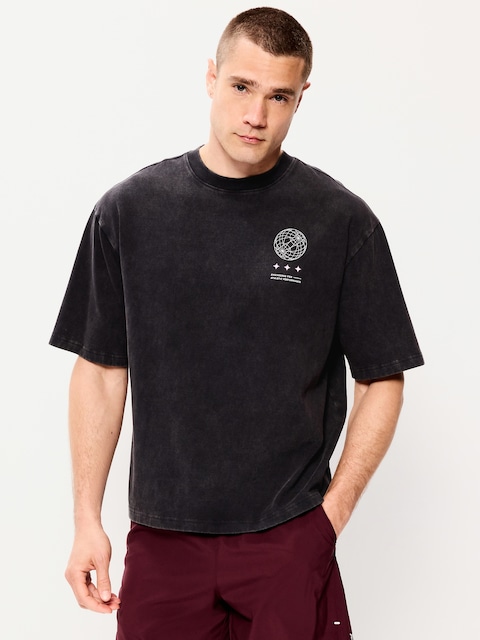 Heavyweight Graphic Cropped T-Shirt