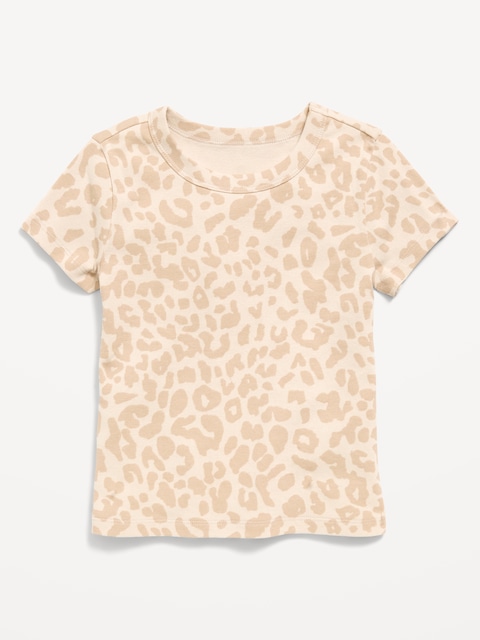 T-SHIRT AJUSTÉ À MANCHES COURTES POUR FILLE