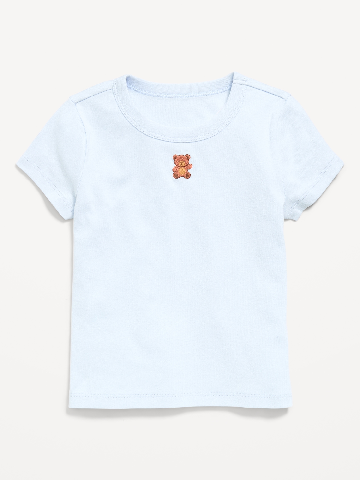 Fitted Short-Sleeve T-Shirt for Girls
