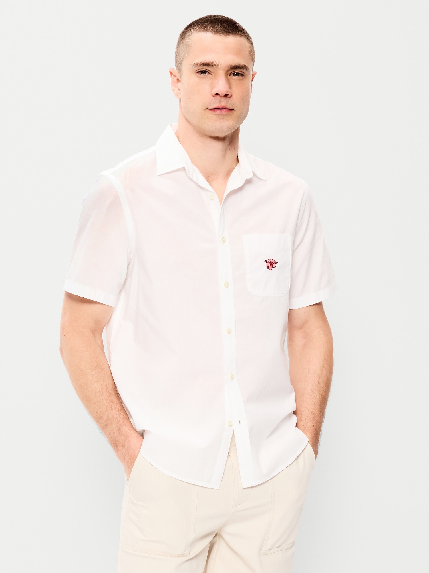 CHEMISE PASSE-PARTOUT CLASSIQUE EN POPELINE