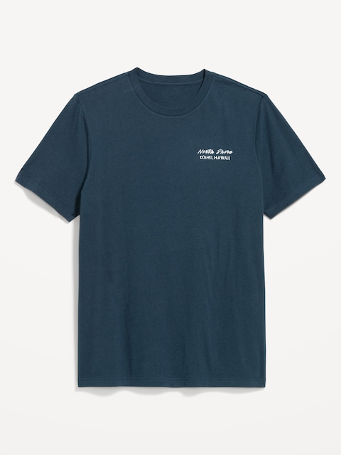 Soft-Washed Crew-Neck Graphic T-Shirt