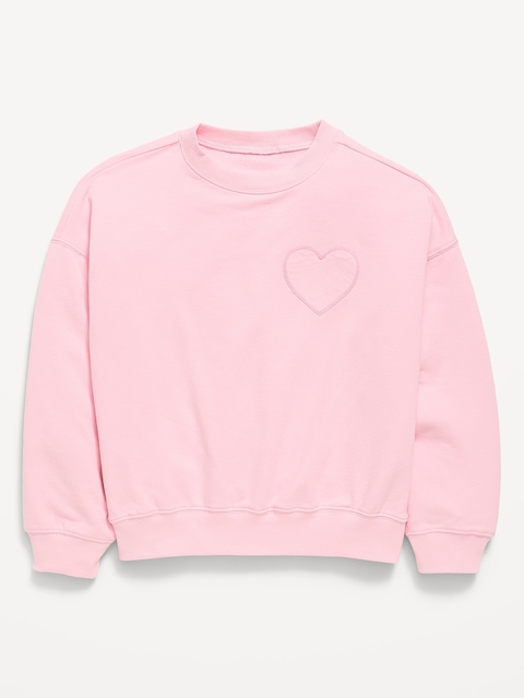 Favorite Fleece Oversized Tunic Sweatshirt for Girls