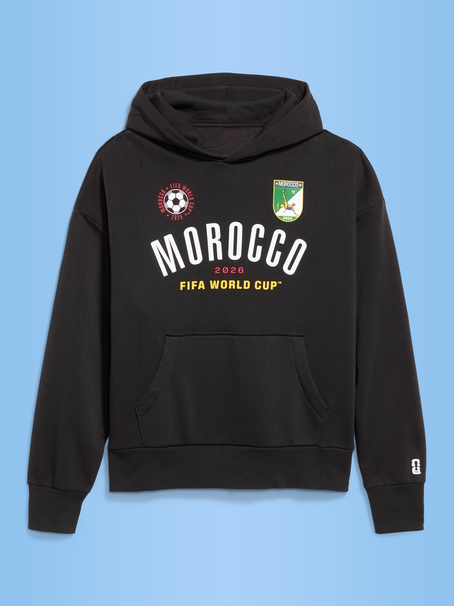 FIFA World Cup 26™ Morocco Oversized Pullover Hoodie for Men
