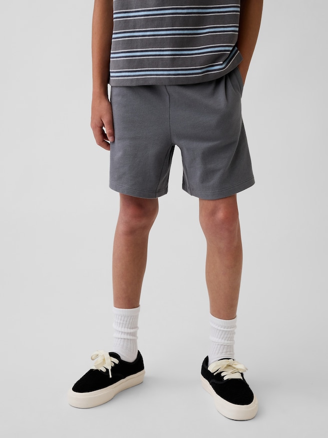 ヘビーウェイト イージーウエスト ショートパンツ (キッズ)-2