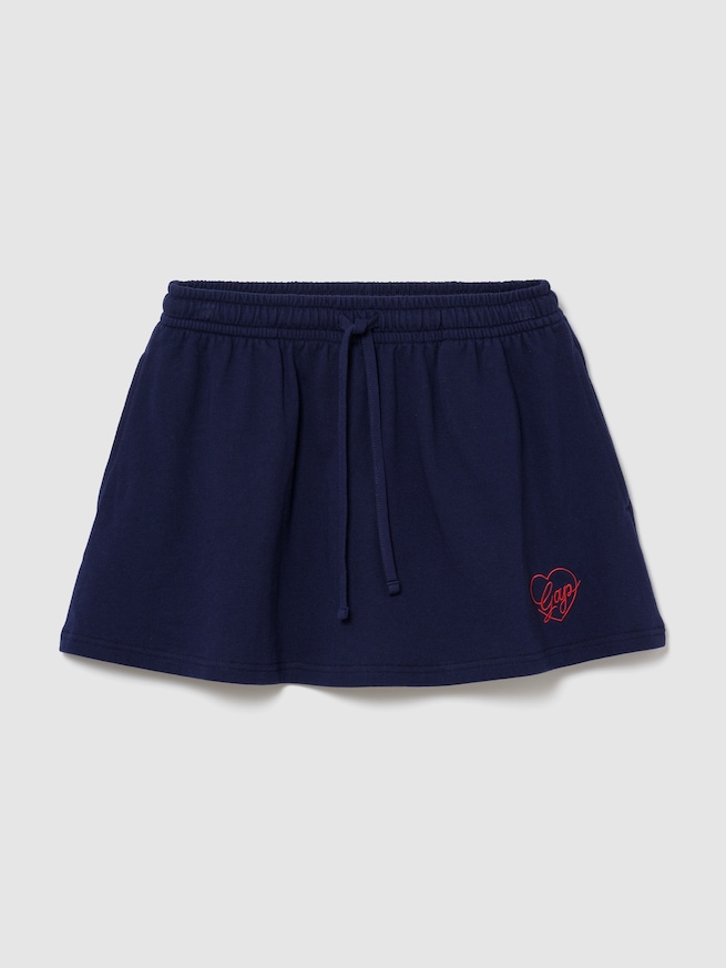 フレンチテリー ハート GAPロゴ ミニスカート-0