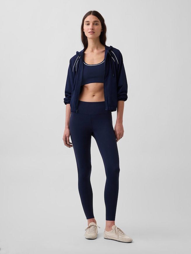 GapFit スムース ハイライズ クロップドレギンス-4