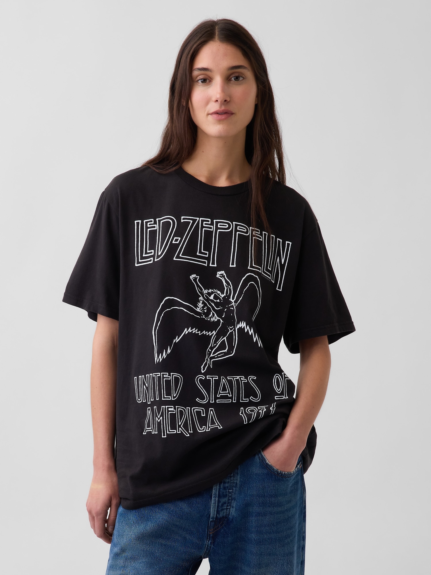 Led Zeppelin Relaxed Graphic T-Shirt