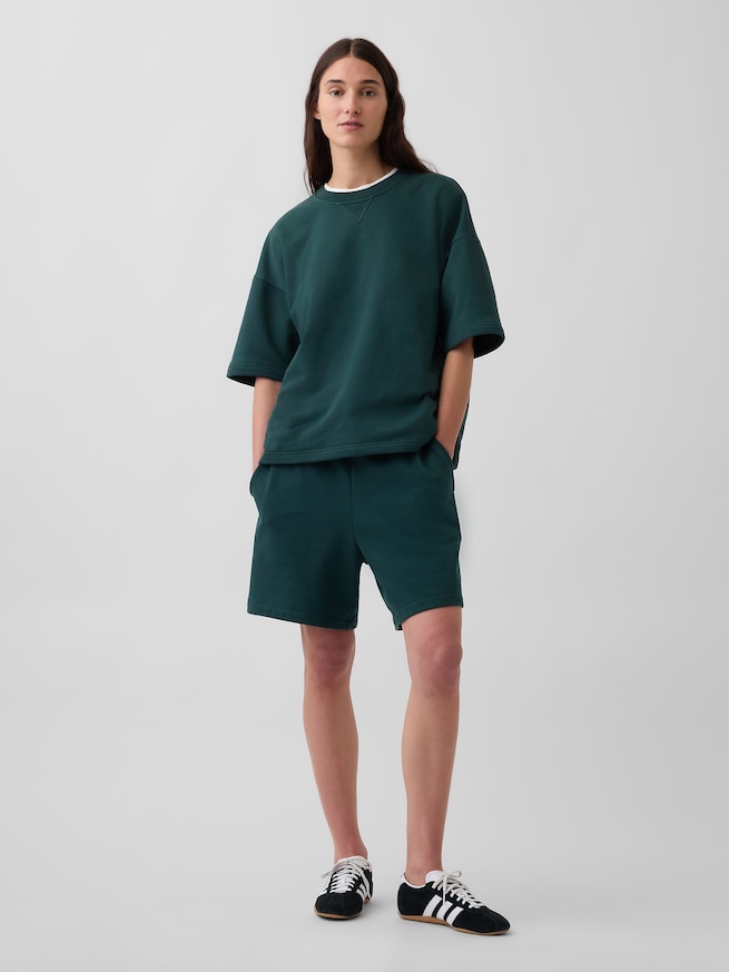 ヘビーウェイト フレンチテリー オーバーサイズ スウェットシャツ-1