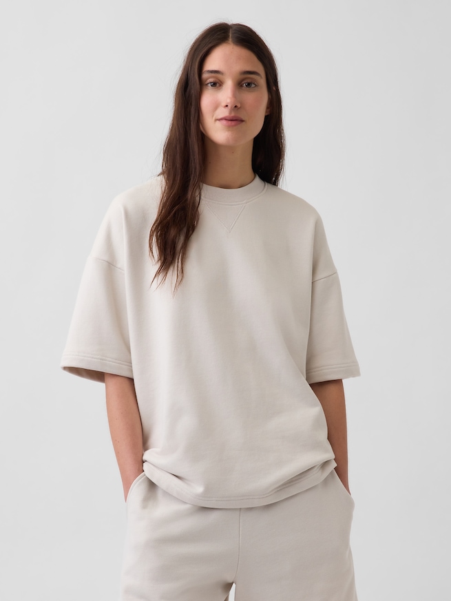 ヘビーウェイト フレンチテリー オーバーサイズ スウェットシャツ-4