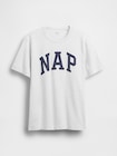 NAPロゴ オーバーサイズ パジャマTシャツ-5
