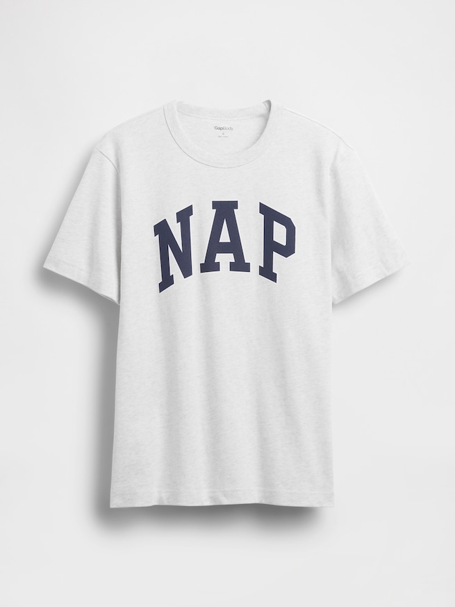 NAPロゴ オーバーサイズ パジャマTシャツ-5
