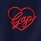 オーバーサイズ GAPハートロゴTシャツ