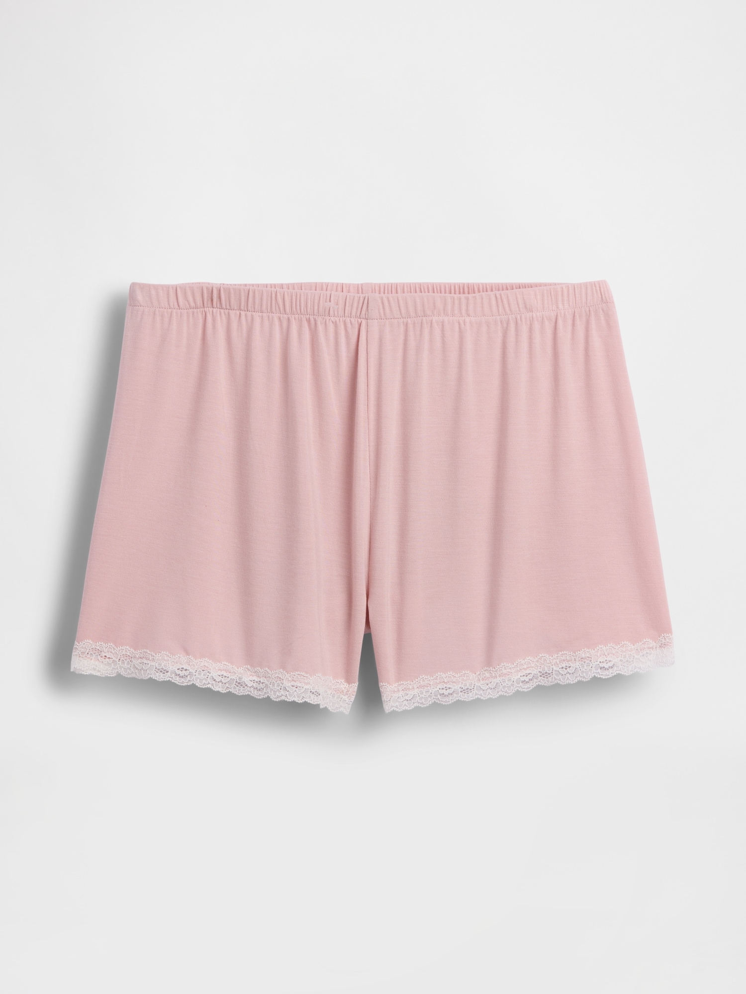 Softest Modal Lace-Trim PJ Shorts