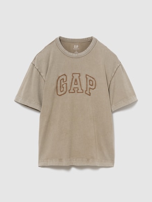 ヘビーウェイト GAPロゴ リラックスフィット クロップドTシャツ