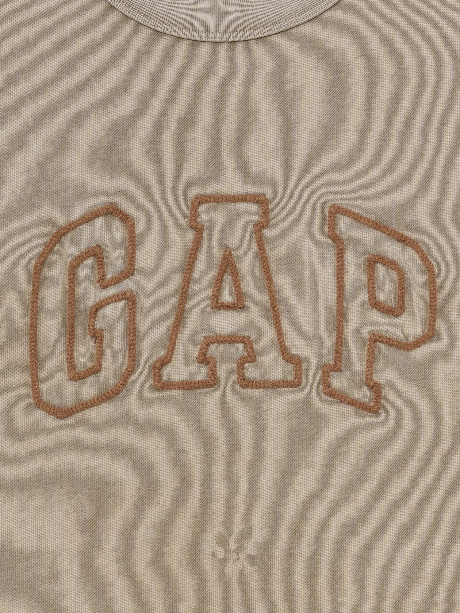 ヘビーウェイト GAPロゴ リラックスフィット クロップドTシャツ-1