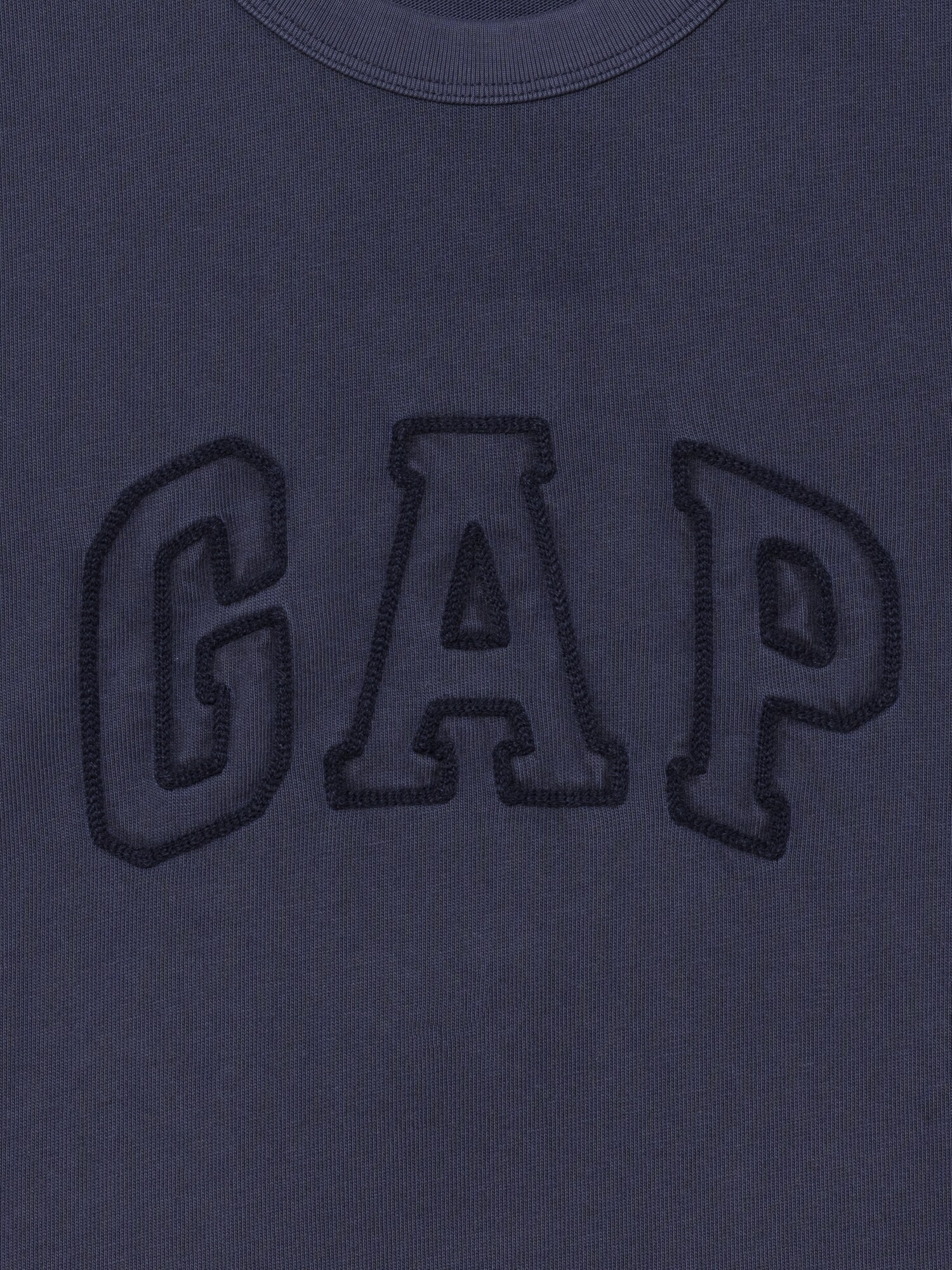 ヘビーウェイト GAPロゴ リラックスフィット クロップドTシャツ-1