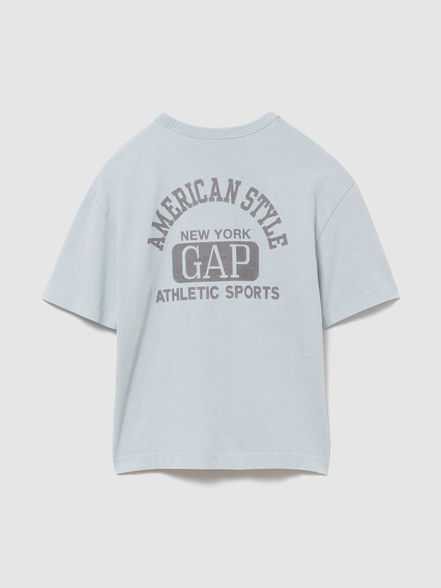 ヘビーウェイト GAPロゴ リラックスフィット クロップドTシャツ-4