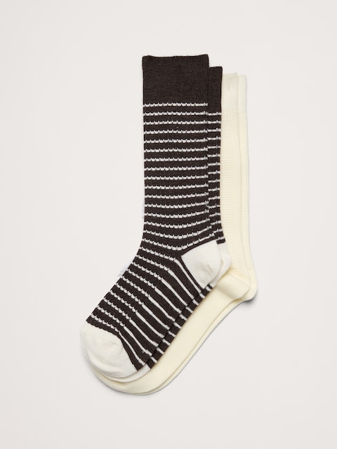 CHAUSSETTES EN LAINE MÉRINOS RESPIRANTE (PAQUET DE 2 PAIRES)