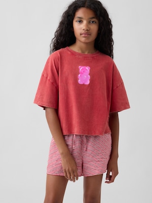 オーバーサイズ グラフィックTシャツ (キッズ)