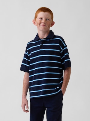 リラックスフィット ピケ ポロシャツ (キッズ)