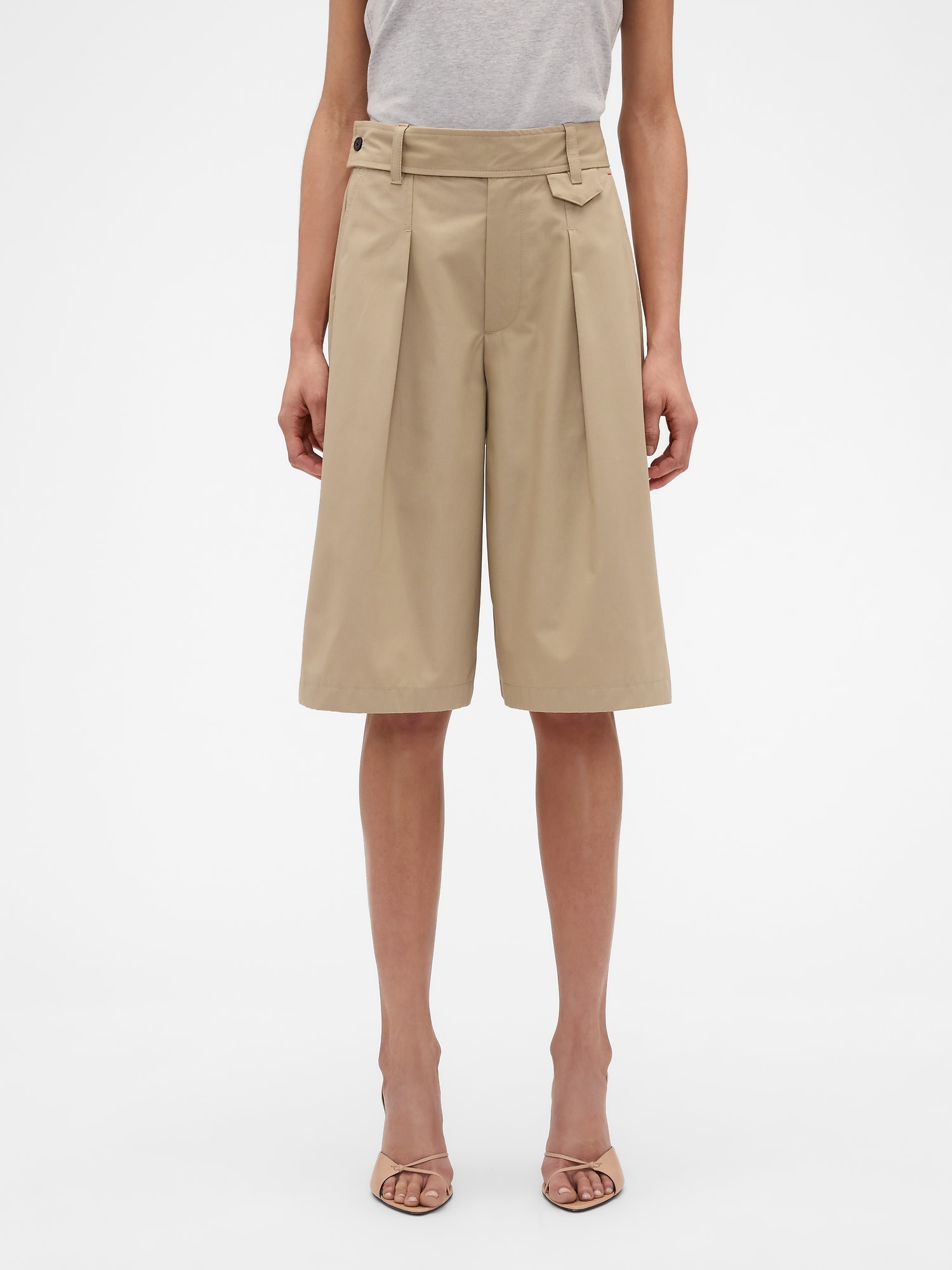 Gap &times; Victoria Beckham ハイライズ ダーツ ショートパンツ-1