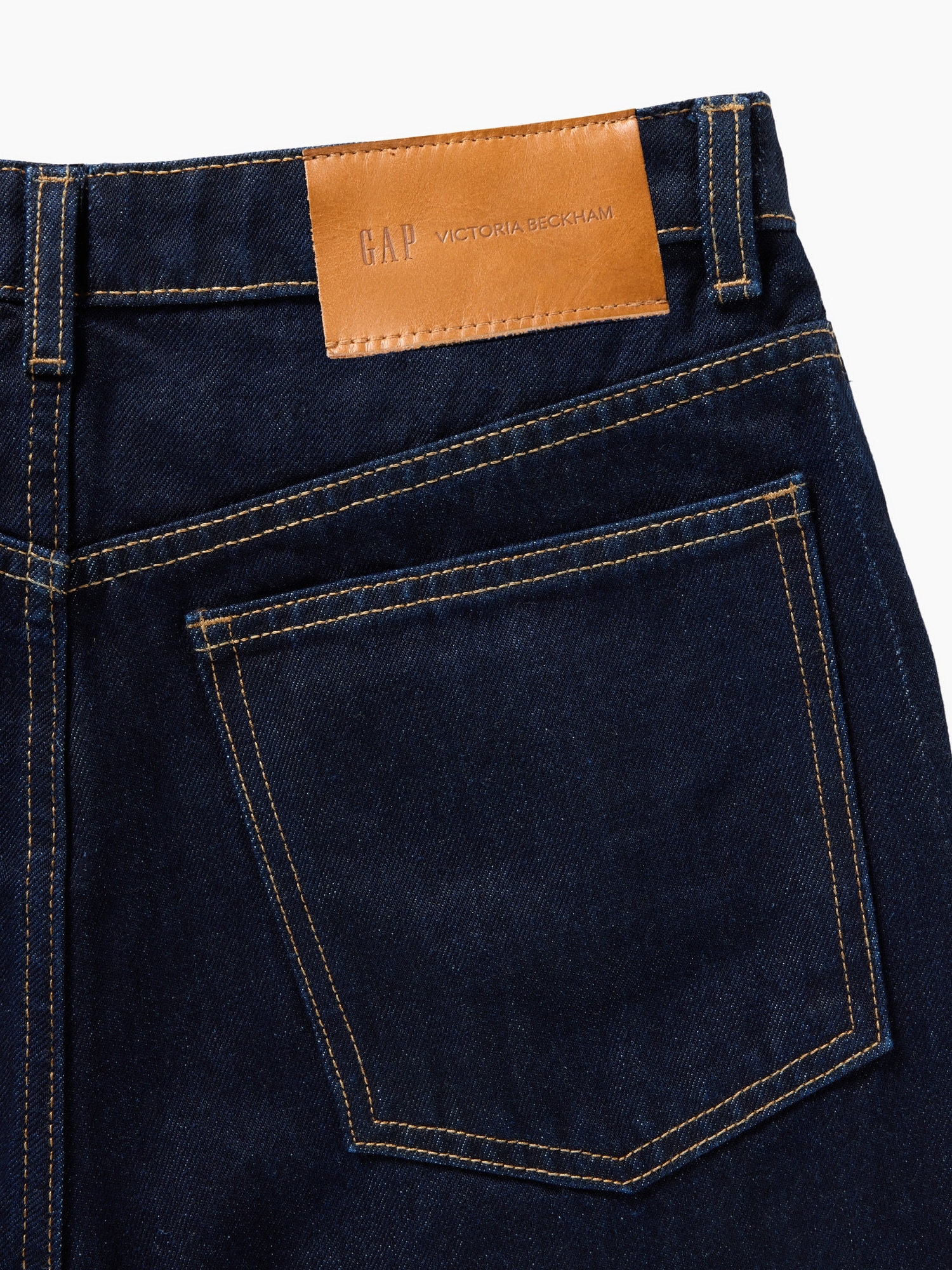 × Victoria Beckham High Rise Straight Jeans