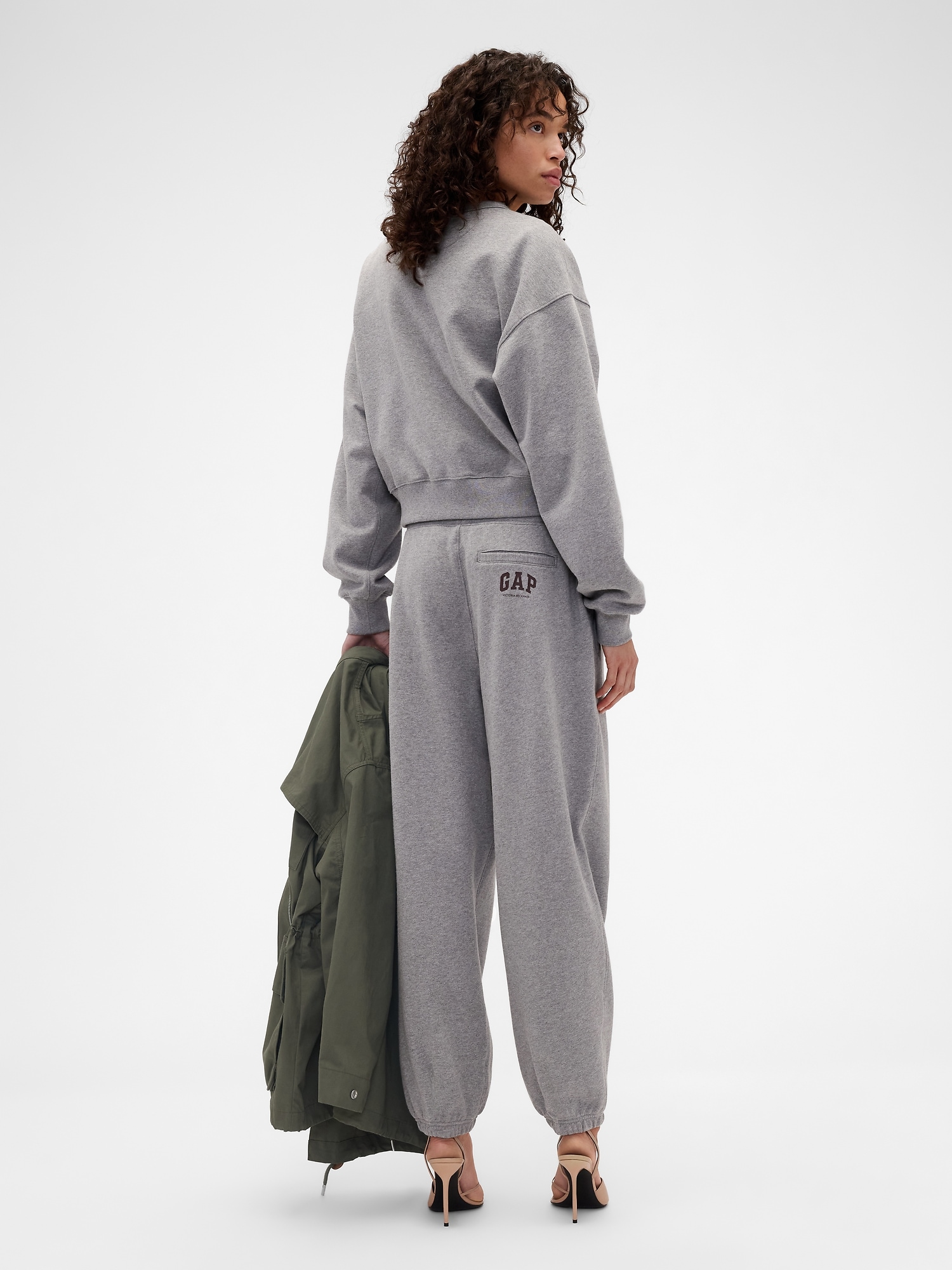 Gap &times; Victoria Beckham フレンチテリー ジョガーパンツ-4