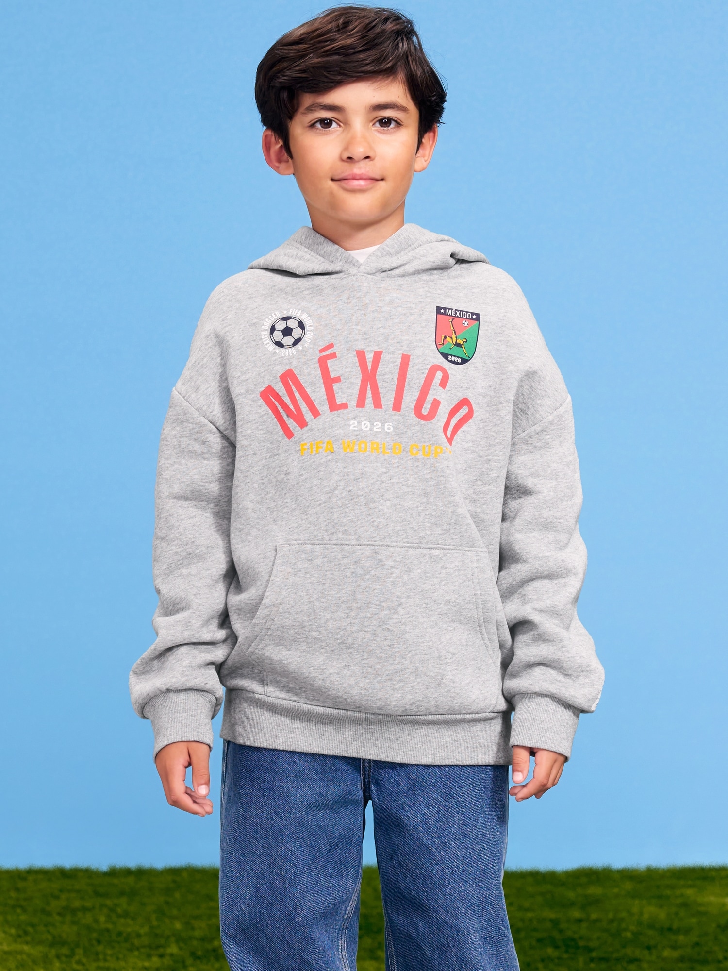 FIFA World Cup 26™ Mexico Oversized Pullover Hoodie for Boys