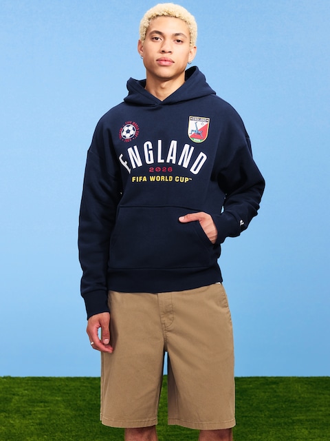 FIFA World Cup 26™ England Oversized Pullover Hoodie for Men