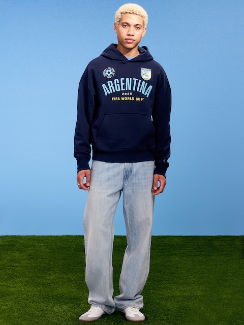FIFA World Cup 26™ Argentina Oversized Pullover Hoodie for Men
