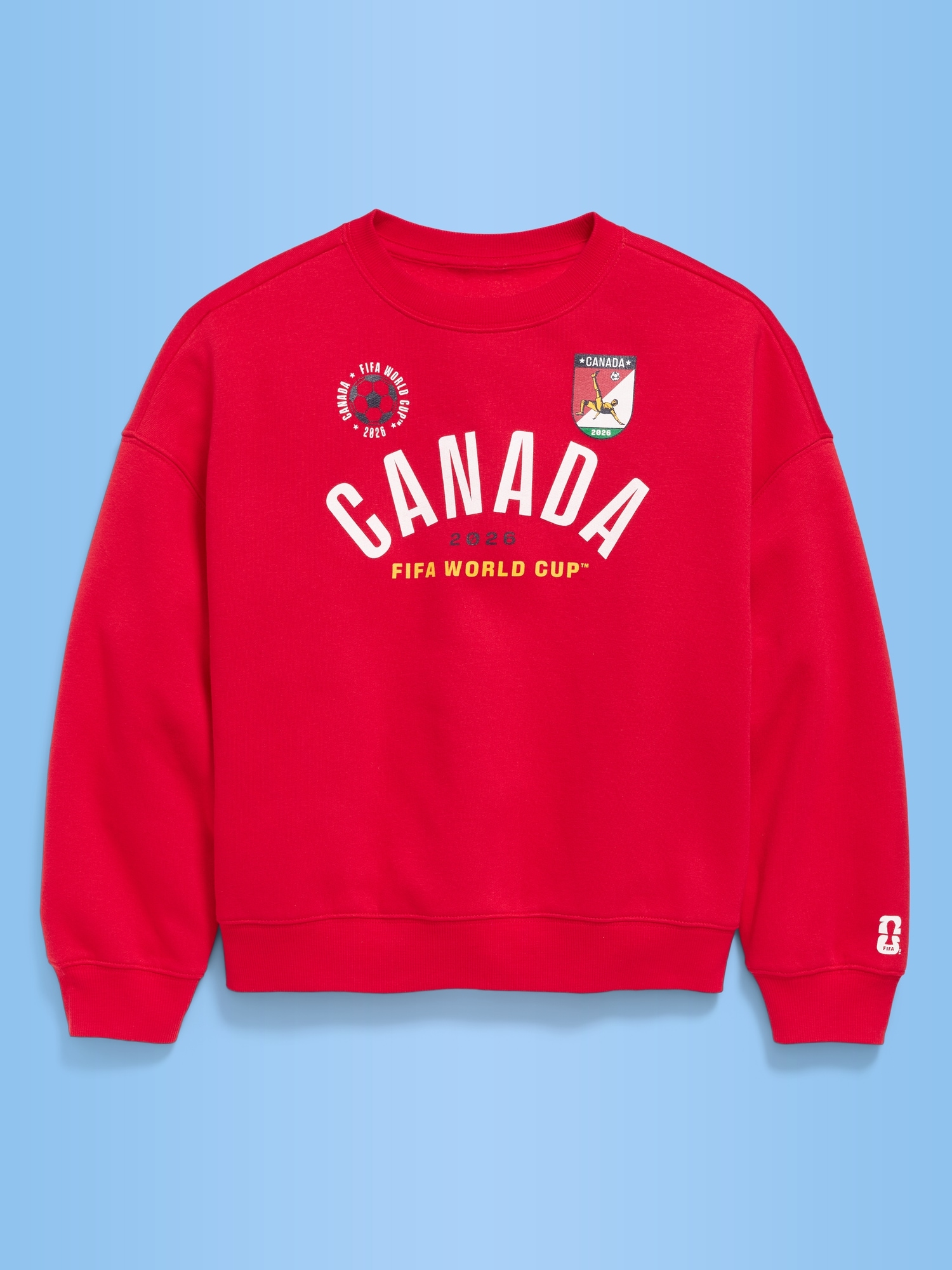 FIFA World Cup 26™ Canada Oversized Tunic Sweatshirt for Girls