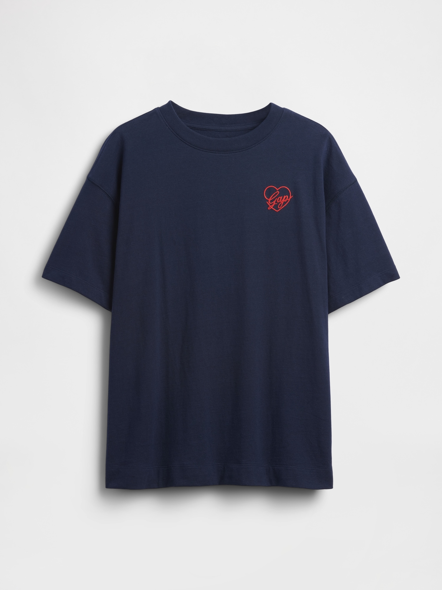 オーバーサイズ GAPハートロゴTシャツ-4